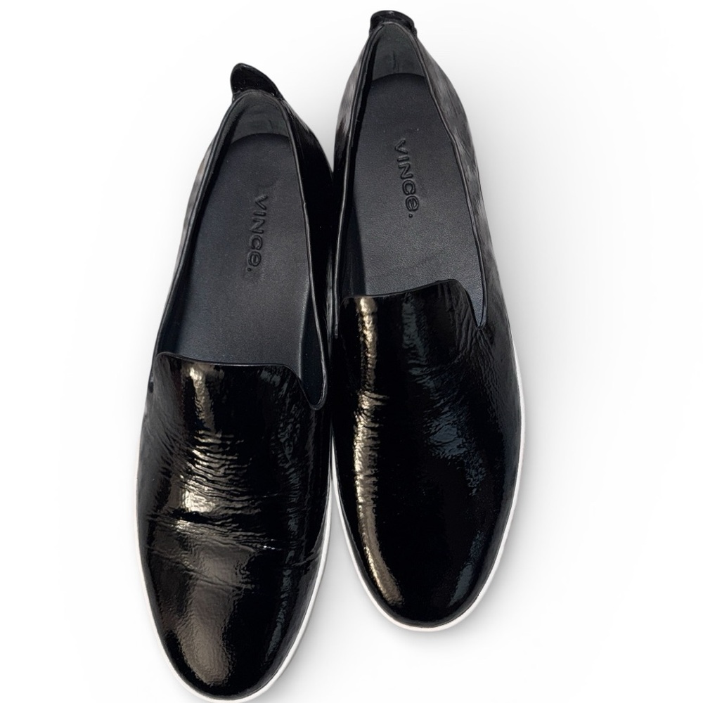 Vince Black Slip-On Loafers Men’s Sz 8.5 old money quiet luxury Date Career